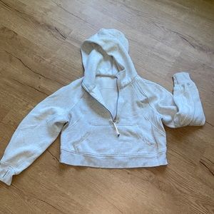 lululemon oversized scuba half zip hoodie